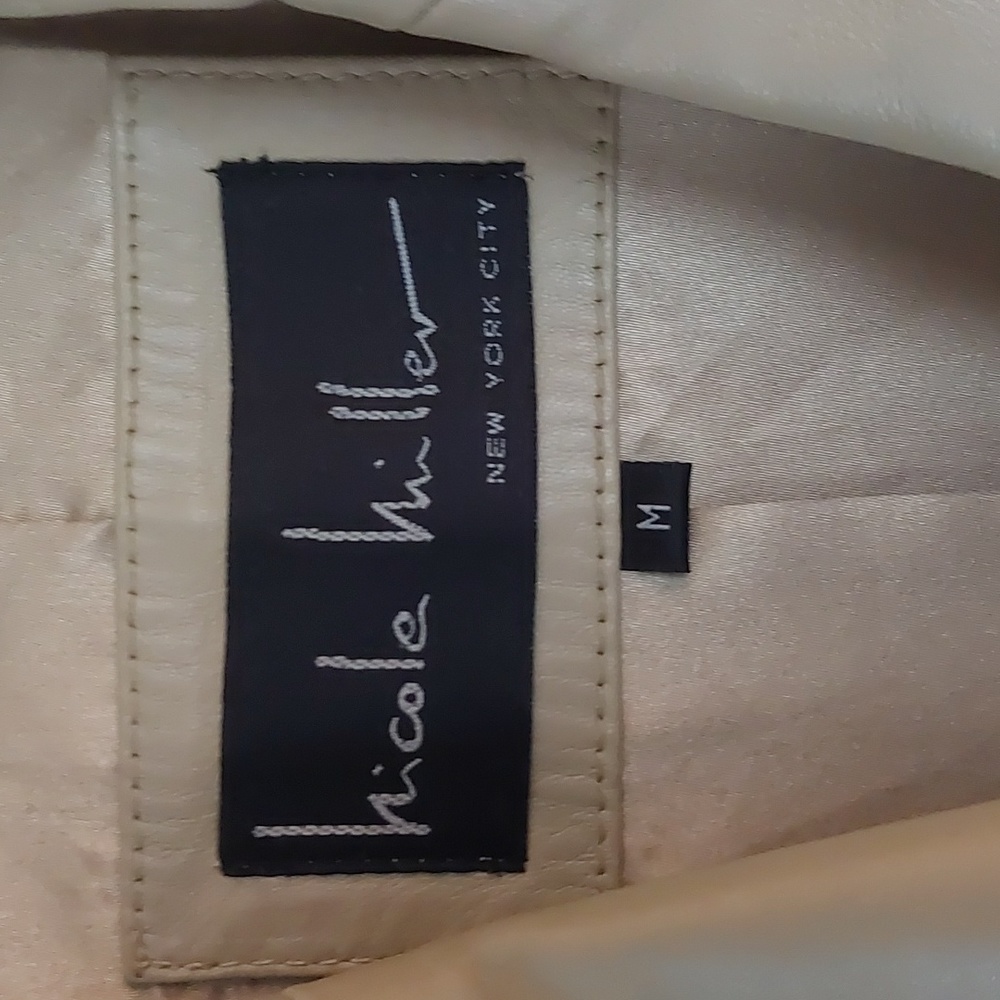 Nicole Miller leather blazer - Picture 3 of 5